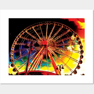 sky wheel Posters and Art